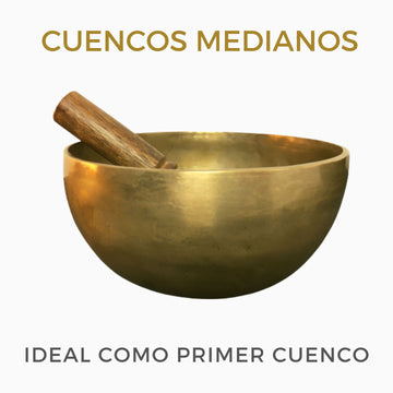 Cuencos tibetanos medianos | ideales como primer cuenco