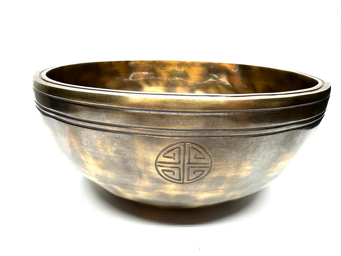 Cuenco Tibetano Fullmoon Premium de 21,1 cms diámetro | 1851 grs.***Defecto estético*** - Tu sonido interior