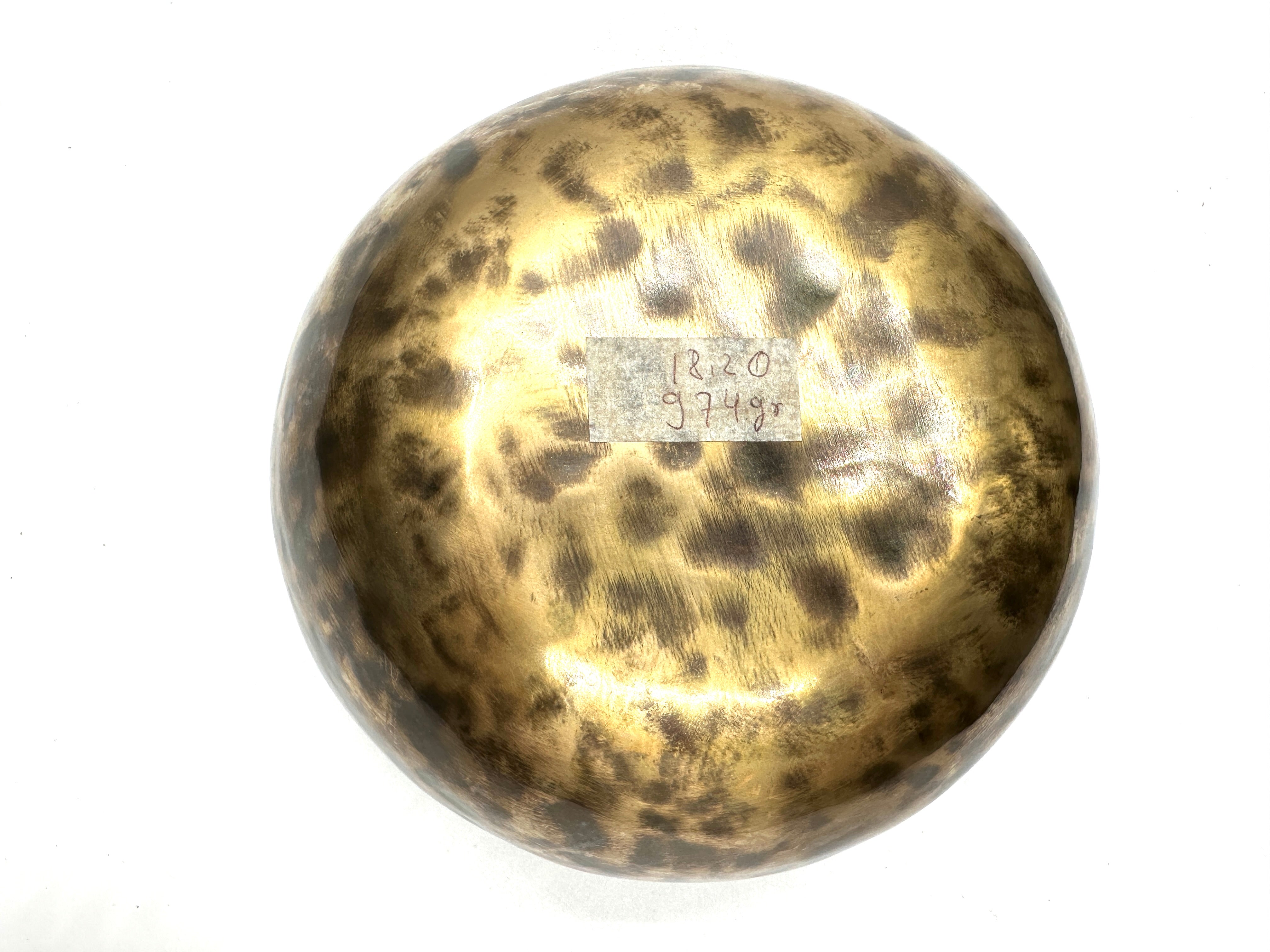 Cuenco Tibetano Fullmoon Estándar de 18,2 cms diámetro | 974 grs. - Tu sonido interior