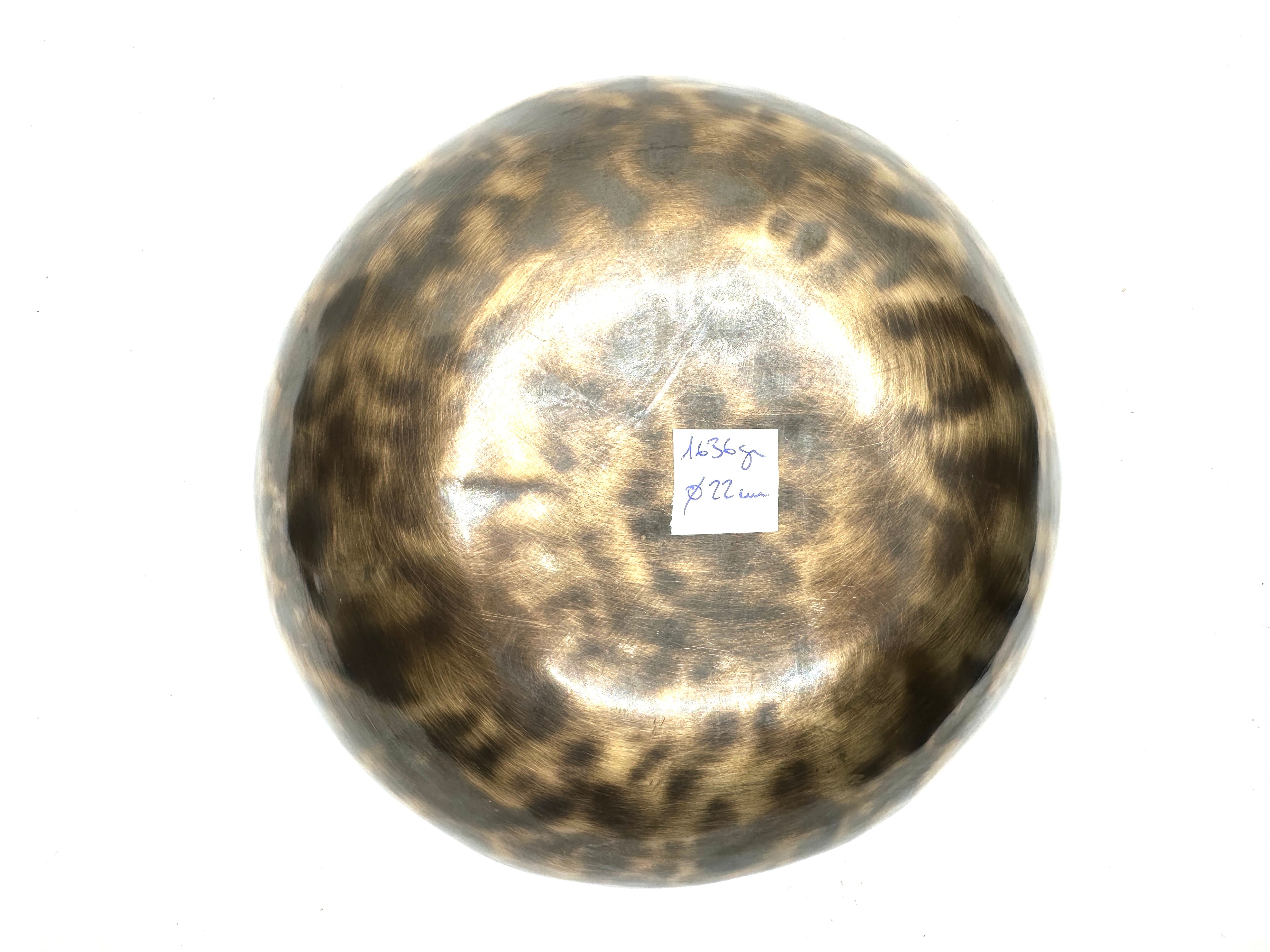 Cuenco Tibetano de 22 cms diámetro | 1636 grs.